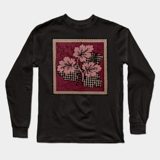 Rosewood and Oak Panel Long Sleeve T-Shirt